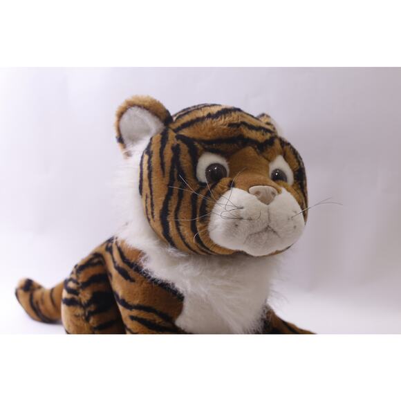 CWC, Bengal Tiger, XL Plush, Striped, Orange White, Vintage, Soft Toy - Picture 2 of 5